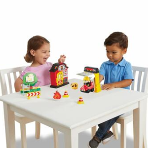 اسباب بازی موزیکال کودک طرح ایستگاه آتش نشانی Fire Station با آدمک وین فان winfun مدل 001307_اسباب بازی